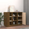 vidaXL - Dressoir - 100x40x75 - cm - massief - grenenhout - honingbruin