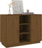 vidaXL - Dressoir - 100x40x75 - cm - massief - grenenhout - honingbruin