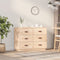 vidaXL - Dressoir - 100x40x75 - cm - massief - grenenhout