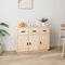 vidaXL - Dressoir - 100x40x75 - cm - massief - grenenhout