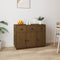 vidaXL - Dressoir - 100x40x75 - cm - massief - grenenhout - honingbruin