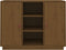 vidaXL - Dressoir - 100x40x75 - cm - massief - grenenhout - honingbruin