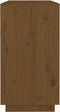 vidaXL - Dressoir - 100x40x75 - cm - massief - grenenhout - honingbruin