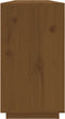 vidaXL - Dressoir - 100x40x75 - cm - massief - grenenhout - honingbruin