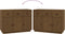 vidaXL - Dressoir - 100x40x75 - cm - massief - grenenhout - honingbruin