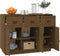 vidaXL - Dressoir - 100x40x75 - cm - massief - grenenhout - honingbruin