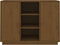 vidaXL - Dressoir - 100x40x75 - cm - massief - grenenhout - honingbruin