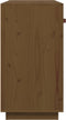vidaXL - Dressoir - 100x40x75 - cm - massief - grenenhout - honingbruin