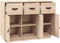 vidaXL - Dressoir - 100x40x75 - cm - massief - grenenhout