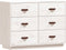 vidaXL - Dressoir - 100x40x75 - cm - massief - grenenhout - wit