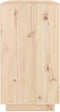 vidaXL - Dressoir - 100x40x75 - cm - massief - grenenhout - wit
