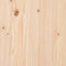 vidaXL - Dressoir - 100x40x75 - cm - massief - grenenhout - wit