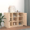 vidaXL - Dressoir - 100x40x75 - cm - massief - grenenhout - wit