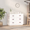 vidaXL - Dressoir - 100x40x75 - cm - massief - grenenhout - wit