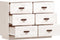 vidaXL - Dressoir - 100x40x75 - cm - massief - grenenhout - wit