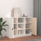 vidaXL - Dressoir - 100x40x75 - cm - massief - grenenhout - wit