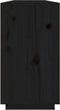 vidaXL - Dressoir - 100x40x75 - cm - massief - grenenhout - zwart