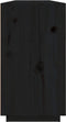 vidaXL - Dressoir - 100x40x75 - cm - massief - grenenhout - zwart