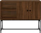 vidaXL - Dressoir - 100x40x79,5 - cm - bewerkt - hout - bruin - eikenkleur