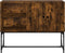 vidaXL - Dressoir - 100x40x79,5 - cm - bewerkt - hout - gerookt - eikenkleurig