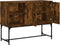 vidaXL - Dressoir - 100x40x79,5 - cm - bewerkt - hout - gerookt - eikenkleurig