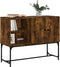 vidaXL - Dressoir - 100x40x79,5 - cm - bewerkt - hout - gerookt - eikenkleurig