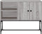 vidaXL - Dressoir - 100x40x79,5 - cm - bewerkt - hout - grijs - sonoma - eikenkleurig
