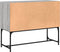 vidaXL - Dressoir - 100x40x79,5 - cm - bewerkt - hout - grijs - sonoma - eikenkleurig