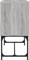 vidaXL - Dressoir - 100x40x79,5 - cm - bewerkt - hout - grijs - sonoma - eikenkleurig