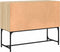 vidaXL - Dressoir - 100x40x79,5 - cm - bewerkt - hout - sonoma - eikenkleurig