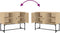 vidaXL - Dressoir - 100x40x79,5 - cm - bewerkt - hout - sonoma - eikenkleurig