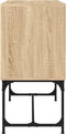 vidaXL - Dressoir - 100x40x79,5 - cm - bewerkt - hout - sonoma - eikenkleurig