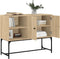vidaXL - Dressoir - 100x40x79,5 - cm - bewerkt - hout - sonoma - eikenkleurig