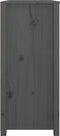 vidaXL - Dressoir - 100x40x90 - cm - massief - grenenhout - grijs
