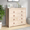 vidaXL - Dressoir - 100x40x90 - cm - massief - grenenhout