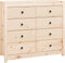 vidaXL - Dressoir - 100x40x90 - cm - massief - grenenhout