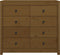 vidaXL - Dressoir - 100x40x90 - cm - massief - grenenhout - honingbruin