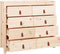 vidaXL - Dressoir - 100x40x90 - cm - massief - grenenhout