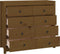 vidaXL - Dressoir - 100x40x90 - cm - massief - grenenhout - honingbruin