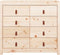 vidaXL - Dressoir - 100x40x90 - cm - massief - grenenhout