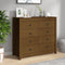 vidaXL - Dressoir - 100x40x90 - cm - massief - grenenhout - honingbruin