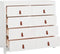 vidaXL - Dressoir - 100x40x90 - cm - massief - grenenhout - wit