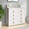 vidaXL - Dressoir - 100x40x90 - cm - massief - grenenhout - wit