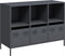 vidaXL - Dressoir - 101,5x39x73,5 - cm - koudgewalst - staal - antracietkleurig