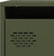 vidaXL - Dressoir - 101,5x39x73,5 - cm - koudgewalst - staal - olijfgroen