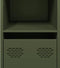 vidaXL - Dressoir - 101,5x39x73,5 - cm - koudgewalst - staal - olijfgroen