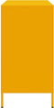 vidaXL - Dressoir - 101,5x39x73,5 - cm - koudgewalst - staal - mosterdgeel