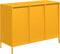 vidaXL - Dressoir - 101,5x39x73,5 - cm - koudgewalst - staal - mosterdgeel