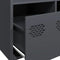 vidaXL - Dressoir - 101,5x39x73,5 - cm - koudgewalst - staal - antracietkleurig