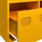 vidaXL - Dressoir - 101,5x39x73,5 - cm - koudgewalst - staal - mosterdgeel